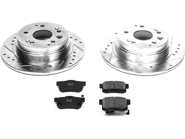 Kit de pastillas de freno trasero y rotor Power Stop 29QFRY41 para Acura CL 2003 2001 2002 Foto 1 de 1