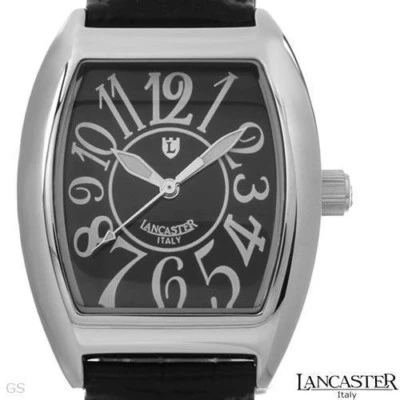 New Mother of Pearl Watch LANCASTER OLA265 Made in Italy Black Ladies Women MIB - Image 1 of 3