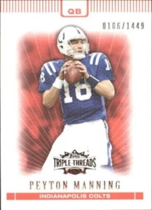 A4516- 2007 Topps Triple Threads FB 1-100 +Inserts -You Pick- 15+ FREE US SHIP - Picture 1 of 158