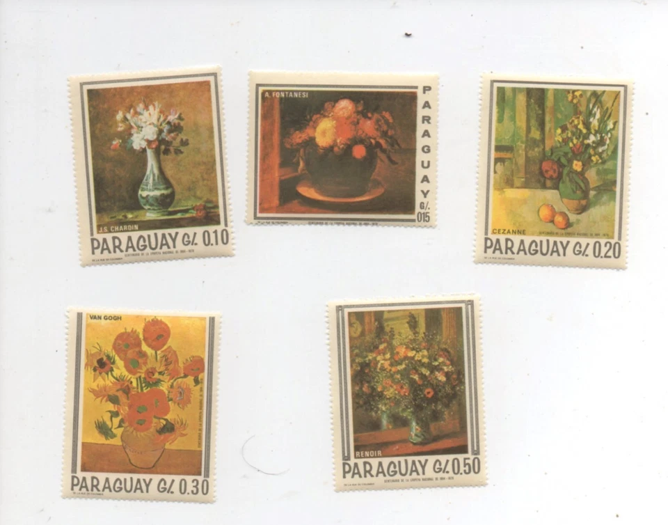 Juego de flores Paraguay MNH como nuevo nunca articulado 1967 Foto 1 de 1