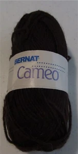 Bernat Cameo Wool Alpaca Medium Weight Yarn - 1 Skein Mahogany (Brown) #8418 - Picture 1 of 1