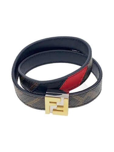 Bracciale FENDI pelle marrone uomo 7AJ190 AA90 F19KY