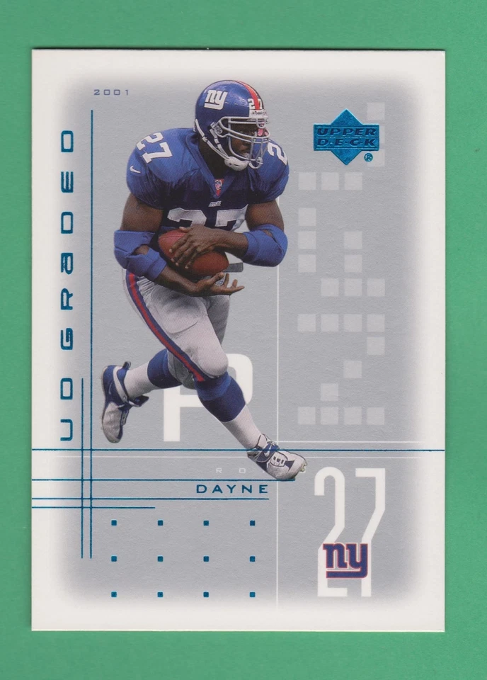 2001 Upper Deck UD Graded Ron Dayne New York Giants #27 - Image 1 of 2