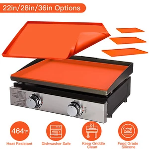 36" Griddle Mat Silicone for Magnetic Protective Cover Mats Top Cover - Picture 1 of 27