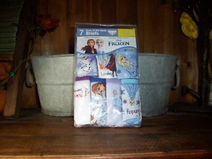 DISNEY FROZEN GIRLS DAY OF THE WEEK UNDERWEAR BRIEFS 7 PACK SIZE 8 SCHOOL PLAY - Picture 1 of 1