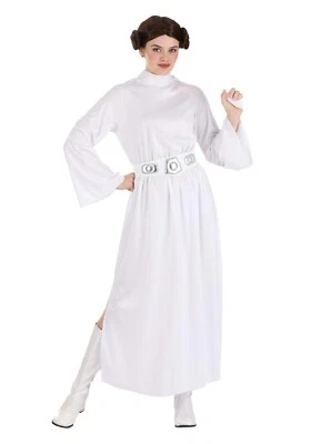 Mujer Star Wars Princesa Leia Blanco Bata Con Capucha Disfraz TALLA XS (con defecto) Foto 1 de 3