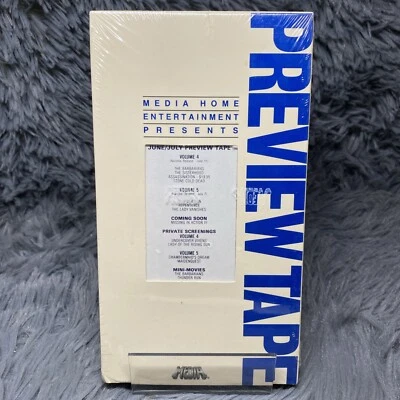 1987 Media Home Entertainment Preview VHS Tape Video Private Screenings Vol 4-5 - Image 1 of 4