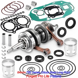 Forged For Yamaha Banshee 64.00 Stock Standard Bore Pro Lite Pistons Crankshaft - Picture 1 of 12