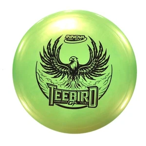 DISC GOLF INNOVA GSTAR TEEBIRD FAIRWAY DRIVER OVERSTABLE 173-5g GREEN W/ BLACK - Picture 1 of 1