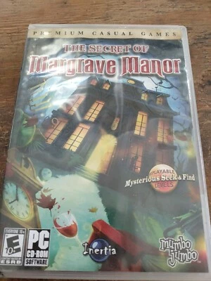  The Secrets Of Margrave Manor Premium Casual PC CD-ROM Software Game - Image 1 of 3