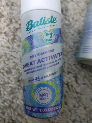 6x Batiste Dry Shampoo Sweat Activated Travel Size (30g/1.06 oz) Spray NEW - Image 1 of 4