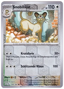 Pokemon Karte: Snobilikat Reverse 049/064 Nebel der Sagen SFA Deutsch NM - Bild 1 von 1