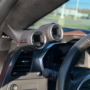 Aeroforce Chevrolet C7 Corvette LHD 52mm Defroster Dual Vent Pod 2014-2019 - Picture 1 of 4