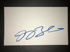 2007 A's: Jerry Blevins, SIGNED 3x5 Card