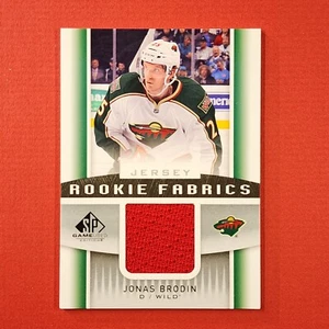 5-06-14 PWE-THICK 2013-14 upper deck jersey card rookie rf-jb jonas brodin (227) - Picture 1 of 2