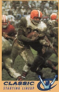 1997 Classic Sports Network trading card Jim Brown ESPN-CSN Football RARE Browns - Picture 1 of 2