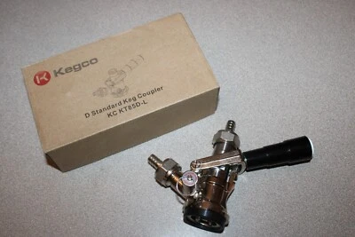 Acoplador de barril estándar Kegco KC KT85D-L D ☼ negro nuevo y envío gratuito Foto 1 de 4