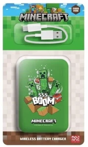 Minecraft Wireless Charger 5000mAh Green Version - Photo 1 sur 3