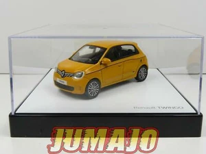 REN9 VOITURE 1/43 NOREV dealer pack : RENAULT TWINGO III jaune mangue 2014 - Foto 1 di 9