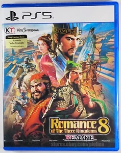 Romance of the Three Kingdoms 8 Remake New PS5 Game PlayStation 5 ASIAN Release - Picture 1 of 4