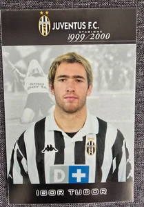 Karta z autografem Igor Tudor Juventus Turyn, sezon 1999/2000 - Zdjęcie 1 z 2