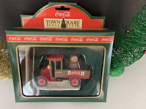 Vintage Coca-Cola Town Square Collection Model "T" Truck With Red Barrels #64311 - Picture 1 of 6