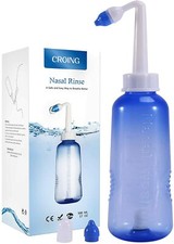 Irrigatore nasale da 500 ml per lavaggi naso, Igiene e pulizia Bambini e adulti
