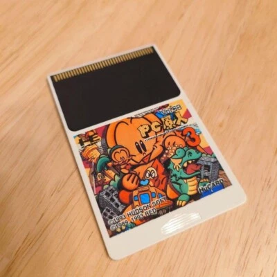 Japanese PC Engine GENJIN 3 Bonks Adventure HuCard Only Used Shipped from Japan - Image 1 of 2