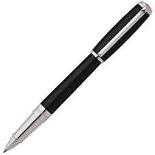 St Dupont Line D / Elysee Black Lacquer & Palladium Rollerball Pen 412674