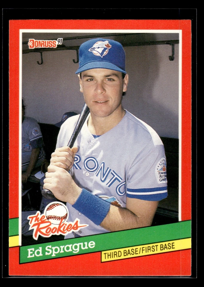 Ed Sprague 1991 Donruss The Rookies #14 Toronto Blue Jays RC - Image 1 of 1
