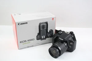 Canon EOS 4000D DSLR Digital Camera Working w/Canon EF-S 18-55mm F/3.5-5.6 IS - Picture 1 of 6