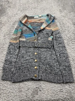 Suéter Anthropologie Dormir en la Nieve Colorfield Cinturón Alpaca Cárdigan Mediano Foto 1 de 4