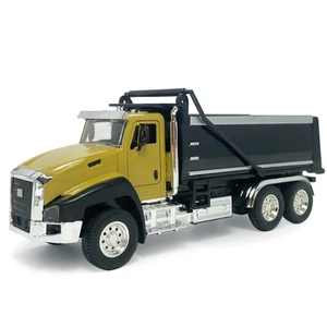 1/50 Engineering Dumptruck Model Car Diecast Kids Toy Vehicle Gift Pull Back d - Picture 1 of 14