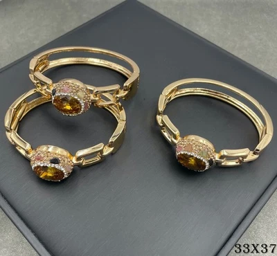 Armband Turmalin Türkischer Sultan-Stein 18K GoldFarbwechsel-Stein Diamant-Armba - Bild 1 von 4