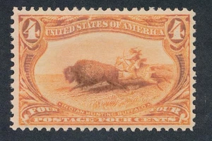 UNITED STATES (US) 286 MINT F-VF HINGED 4c TRANS-MISSISSIPPI - Picture 1 of 2