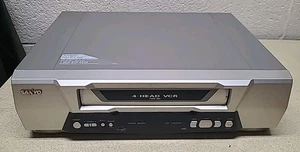 Sanyo 4 Head VCR VWM-385 Video Cassette Tape Player Tested Works - Picture 1 of 6