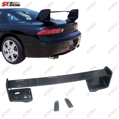 Carbon Fiber/Unpainted Rear Trunk Spoiler Wing Fits Mitsubishi 3000GT 1994-1999 - Image 1 of 4