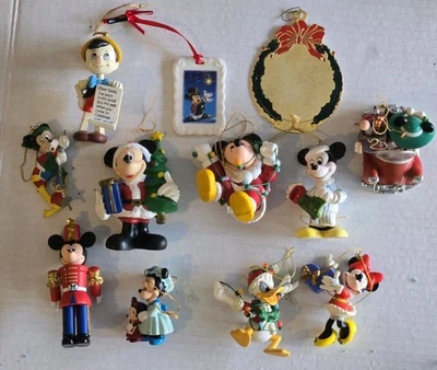 Lote de adornos navideños Disney - 12 piezas - Mickey, Minnie, Donald, Goofy,... Foto 1 de 4