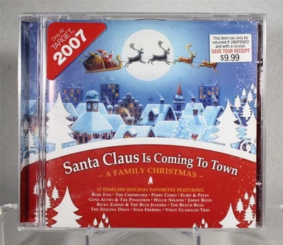 SANTA CLAUS IS COMING TO TOWN - 2007 Target Exclusive Holiday CD - NEW & SEALED! - Image 1 of 2