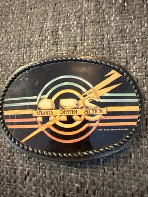 亚特兰大节奏摇滚乐队音乐 1977 年复古皮带扣 Arista 唱片 — 第 1/4 张图片