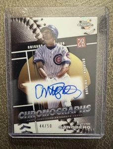 Ryne Sandberg 2025 Topps Chrome - Chromographs On-Card Auto /50 - Cubs #CHR-RS - Picture 1 of 2