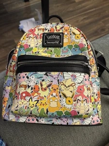 Loungefly Pokémon Rainbow Ombré Mini Backpack NEW - Picture 1 of 5