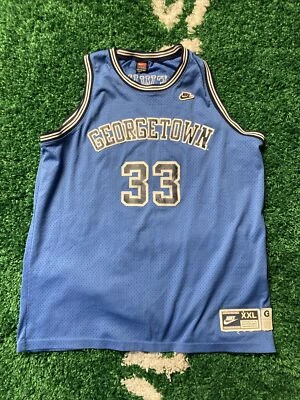 Camiseta deportiva para hombre Nike 1982 Patrick Ewing #33 Georgetown Hoyas talla 2XL Foto 1 de 4