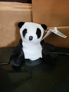 Floppy Friends Schlüsselanhänger Schlüsselhalter Panda Plüsch "Paterson Jr." 1990er Neu mit Etikett - Bild 1 von 3