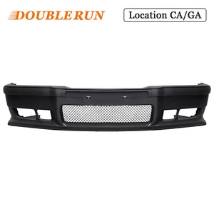 Fit 92-98 BMW E36 3Series 1Pc M3 Style Replacement Front Bumper Body Kit+Grille - Picture 1 of 11