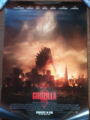 Godzilla Teaser Poster Plakat (2 Seitig) DIN A1 - Gerollt / NUR HIER / SELTEN - Bild 1 von 2