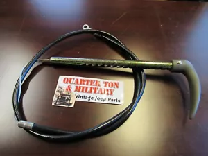 Parking brake cable and cane Fits MB GPW Willys CJ2A CJ3A jeep G503 - Foto 1 di 4