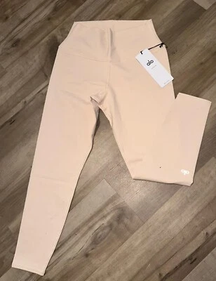 Alo Yoga 7/8 High Waist Airbrush Legging Macadamia Small S Limited Edition New - Image 1 of 4