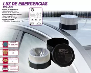 Baliza luminosa V16 Luz de emergencia homologada autonomía 4 horas - Foto 1 di 3
