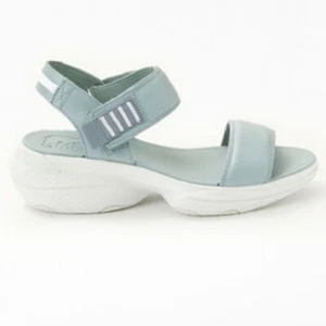 Sorel Women's Explorer Blitz Stride Sandals Gray And White